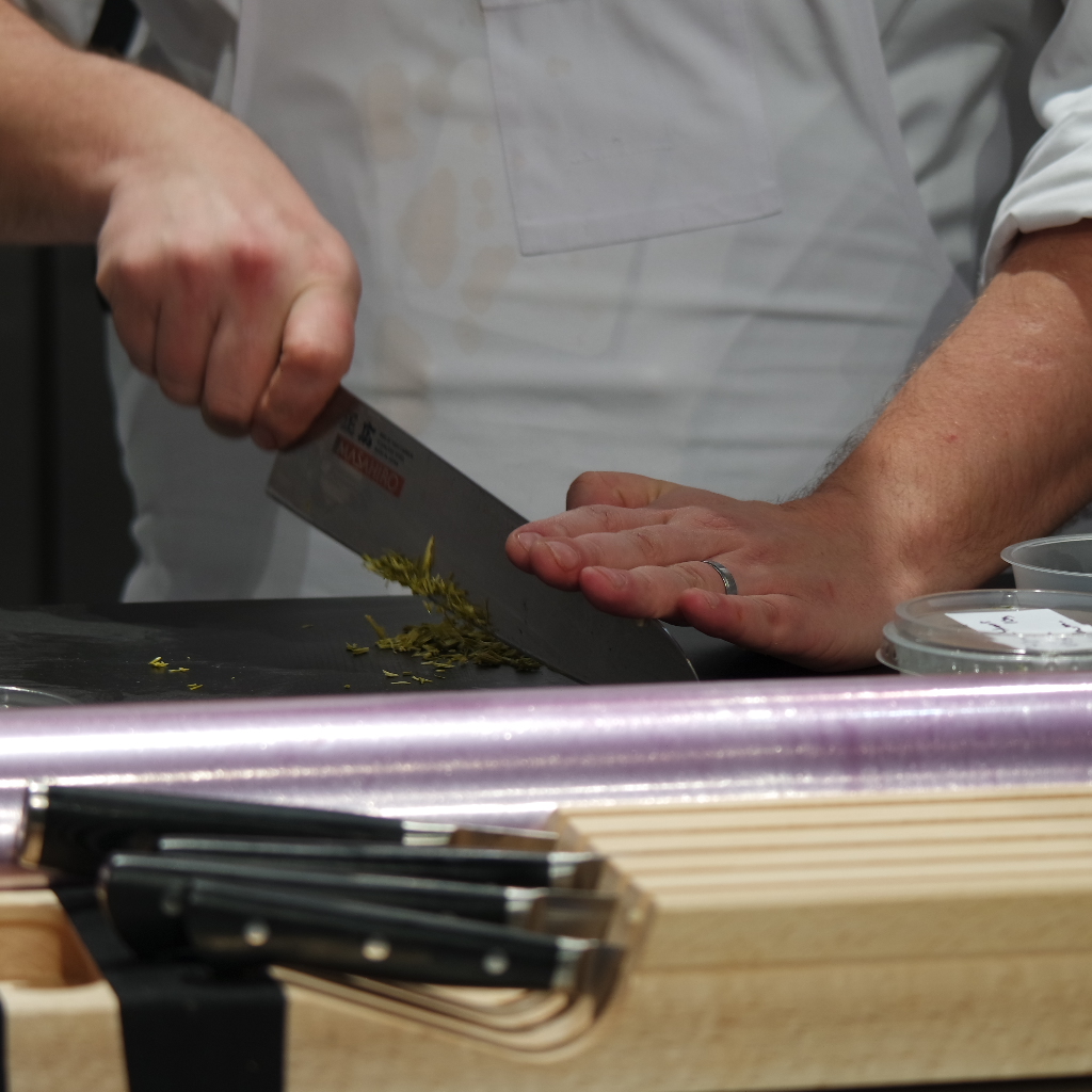 Bocuse d'Or 2017 Finlande, brunoise de légumes